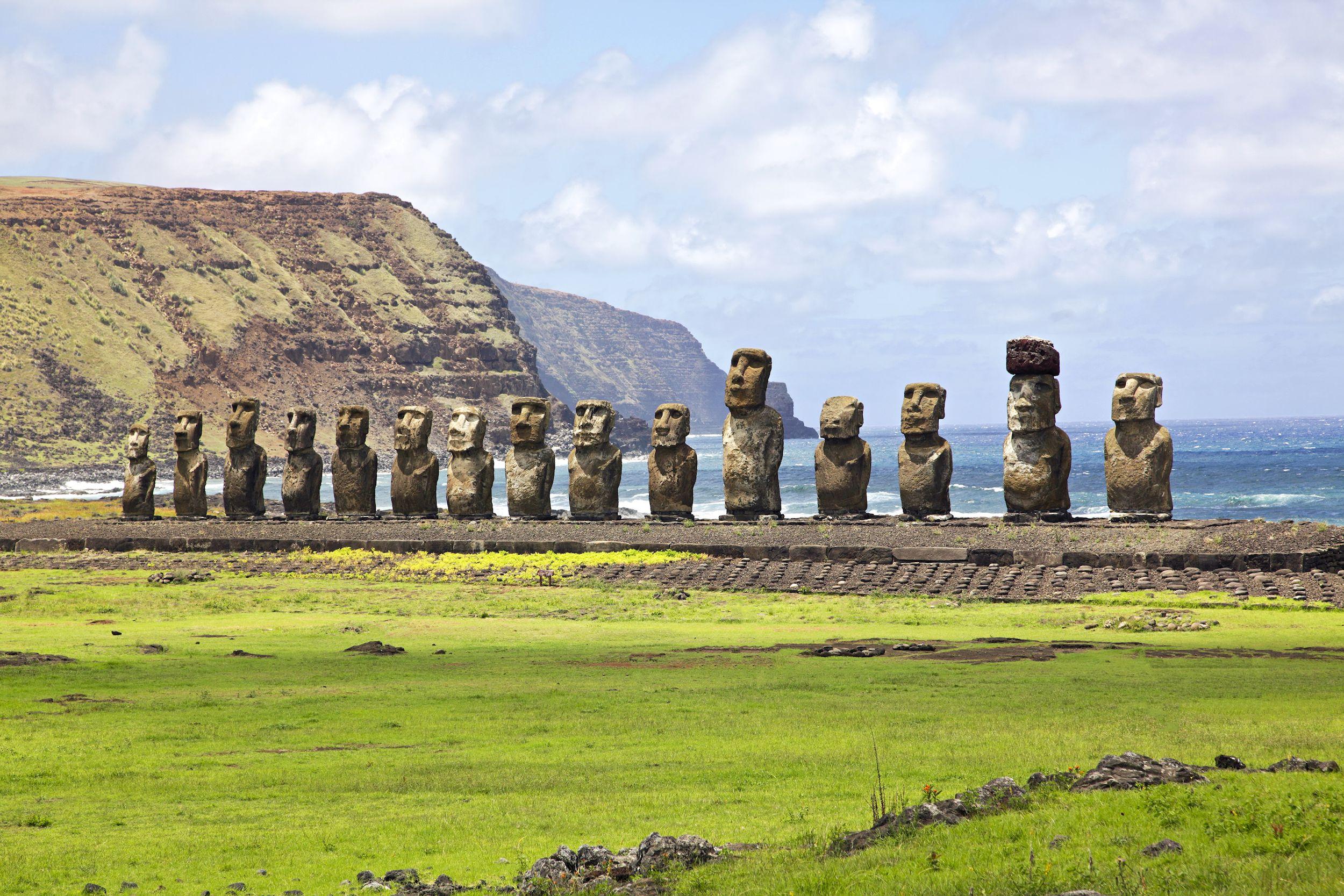 Ahu Tongariki, il più grande ahu mai costruito ©Bryan Busovicki/Shutterstock