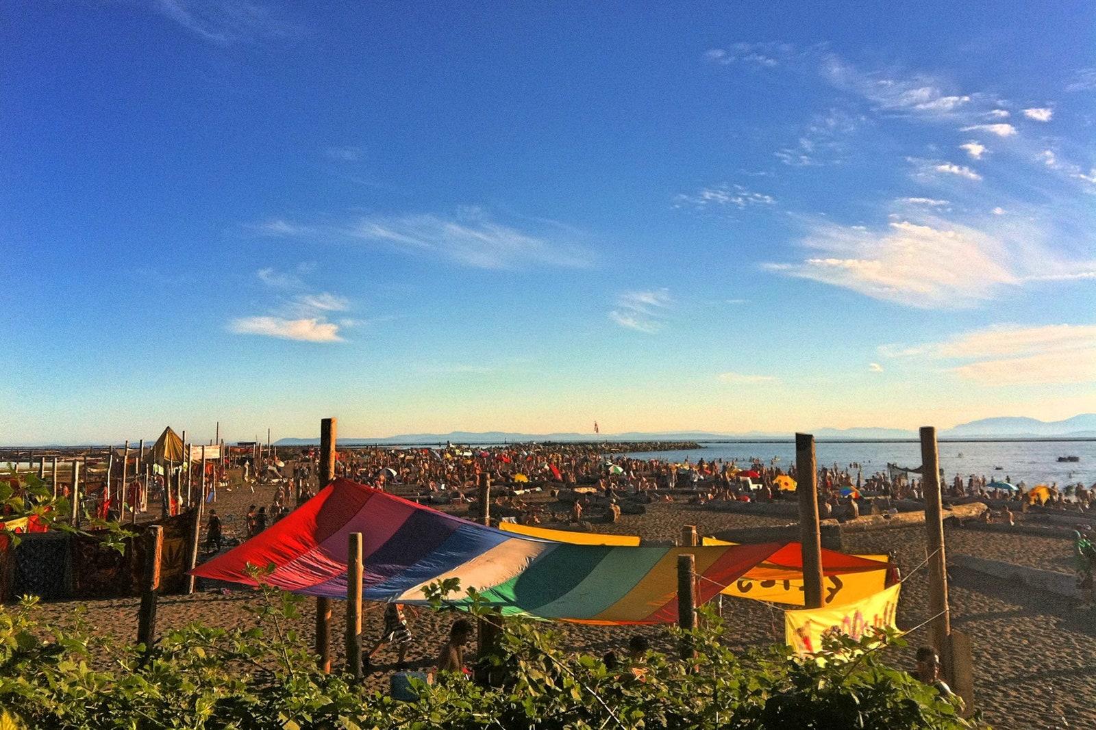 Wreck Beach in Vancouver Canada